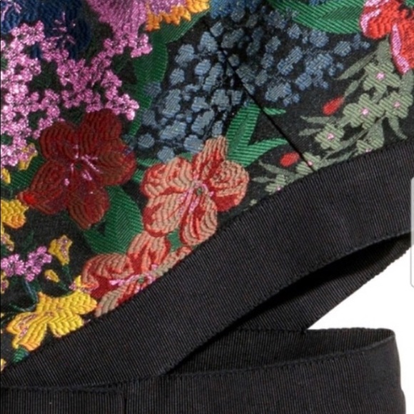 Erdem x H&M Floral Jacquard Dress sz 6 - Picture 5 of 8